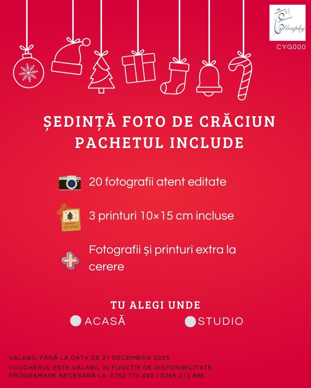 Voucher cadou craciun