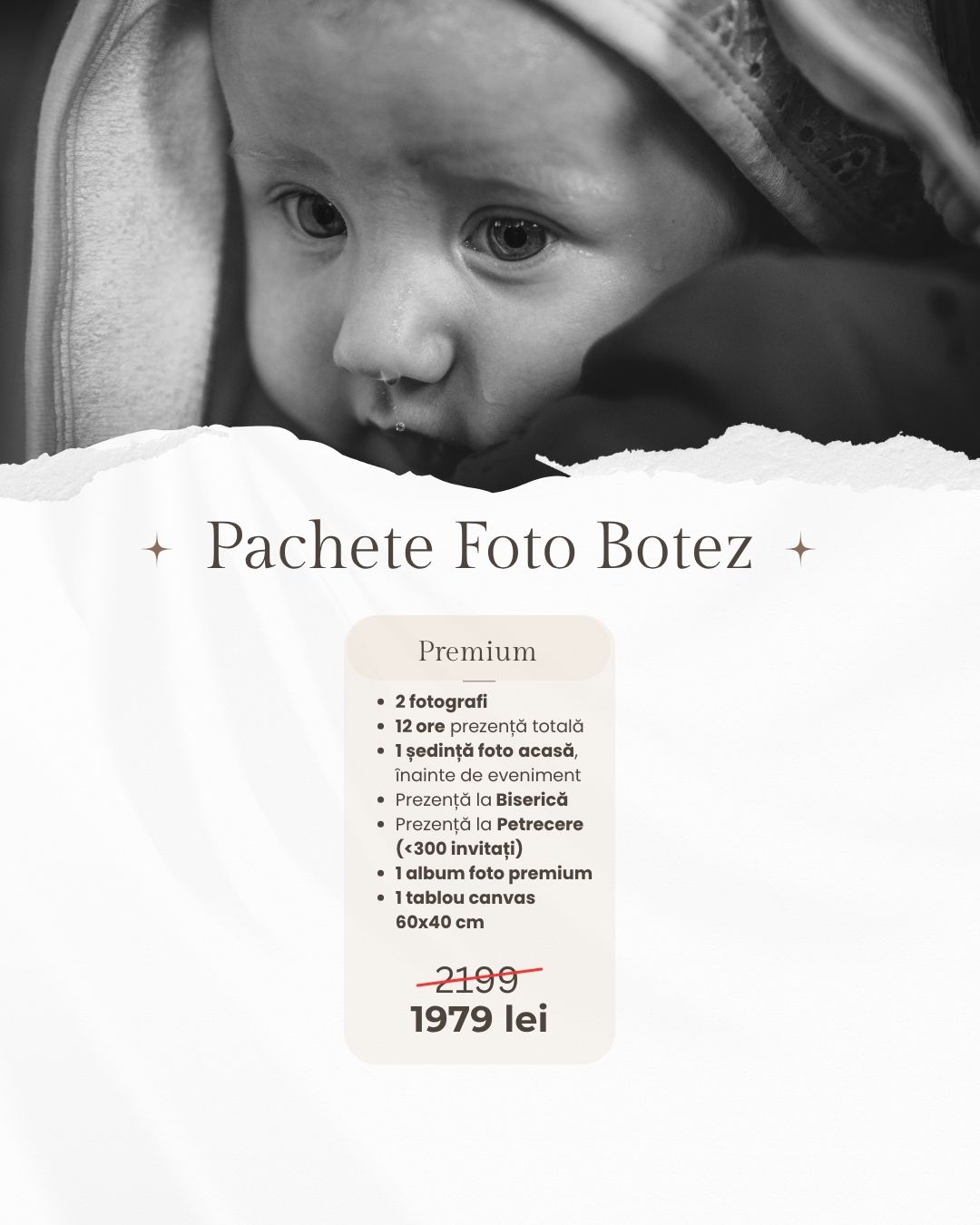 Oferta Black Friday Pachet Foto Botez CyGraphy